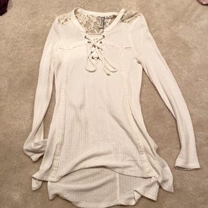 American Rag XS white long sleeve tee